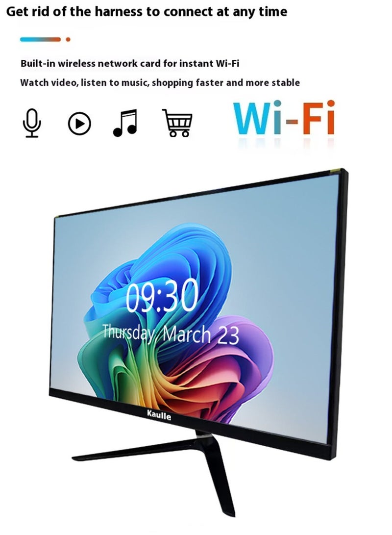 كاول كمبيوتر مكتبي متكامل بشاشة 23.8 بوصة، معالج Intel Core i5 3320M، ذاكرة وصول عشوائي 8 جيجابايت، قرص SSD بسعة 512 جيجابايت، بلوتوث 4.2، ونظام تشغيل Windows 10 Pro، مع لوحة مفاتيح وفأرة، لون أسود، موديل A238H english None - Image 2